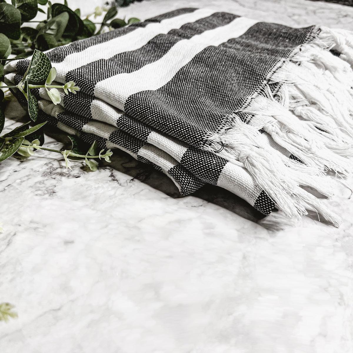 Bold Turkish Cotton Towel — 180 GSM