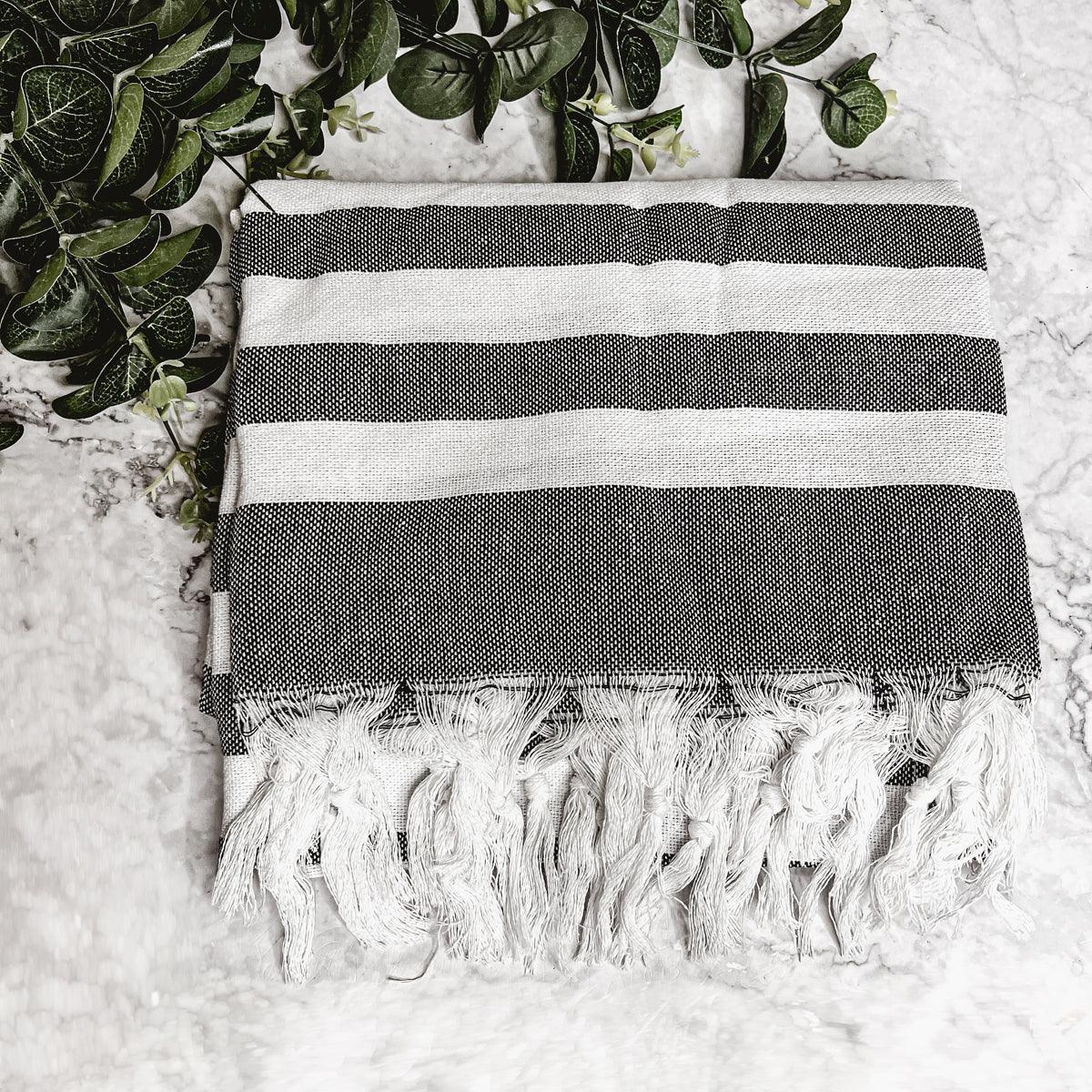 Bold Turkish Cotton Towel — 180 GSM