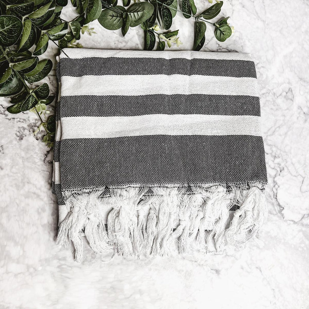 Bold Turkish Cotton Towel — 180 GSM
