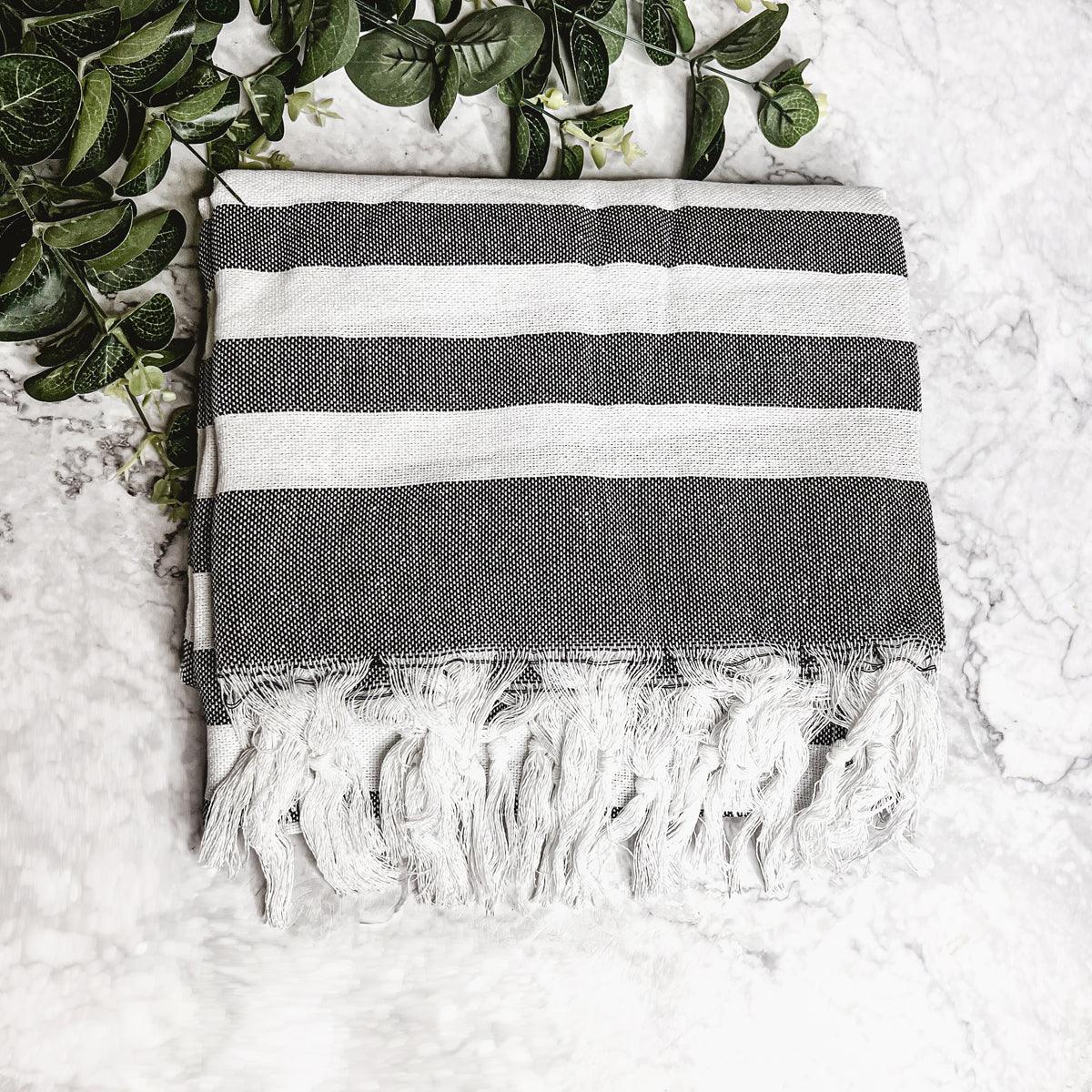 Bold Turkish Cotton Towel — 180 GSM