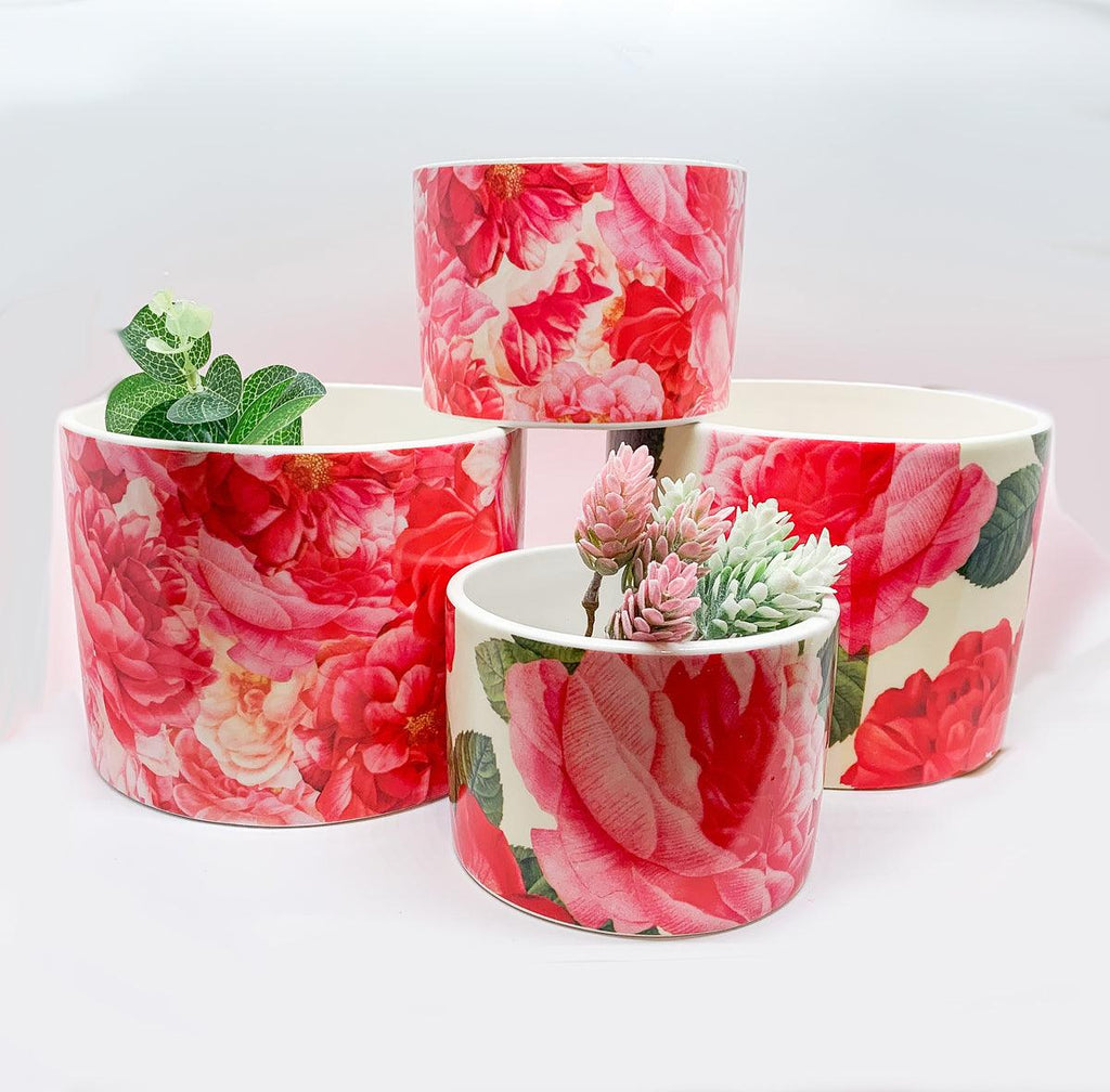 Rose Marie Floral Cachepot