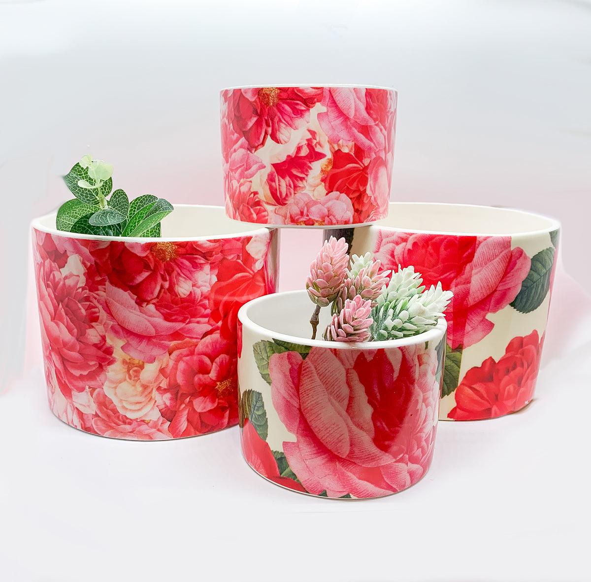 Rose Marie Floral Cachepot