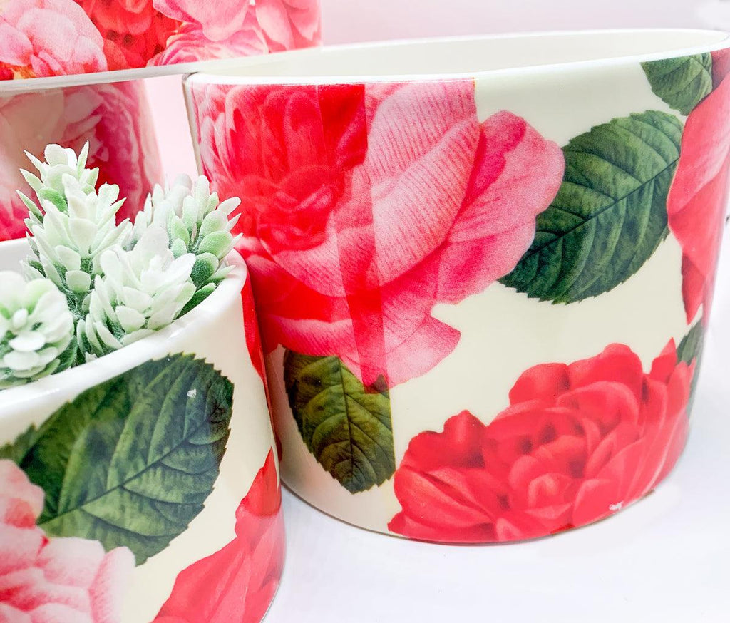Rose Marie Floral Cachepot