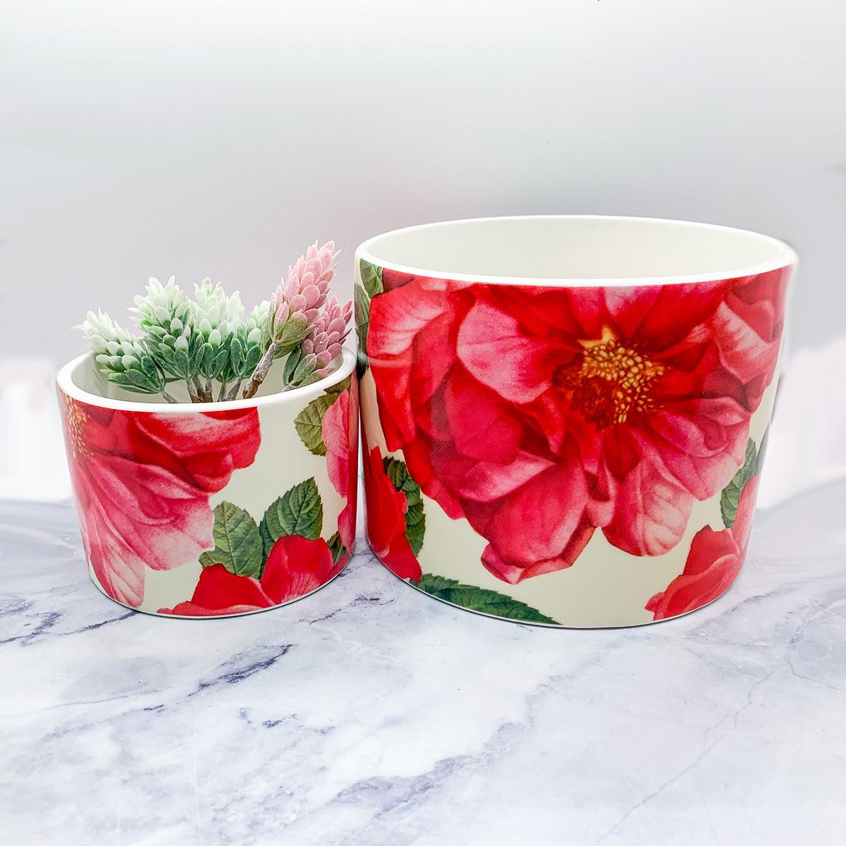 Rose Marie Floral Cachepot