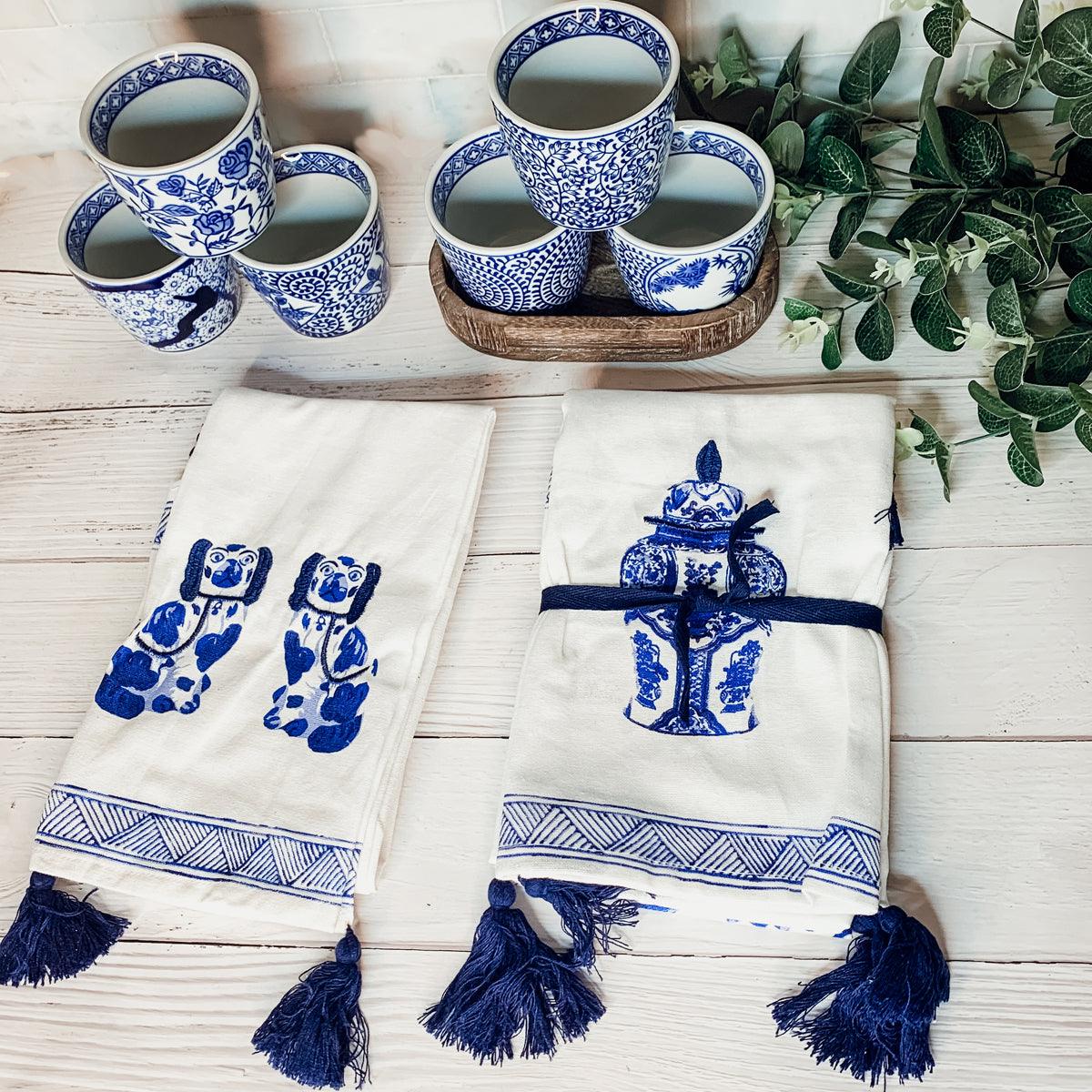 Mini Porcelain Cachepots — Blue & White Chinoiserie