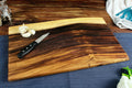 Personalized Large Live Edge Walnut Cutting Board