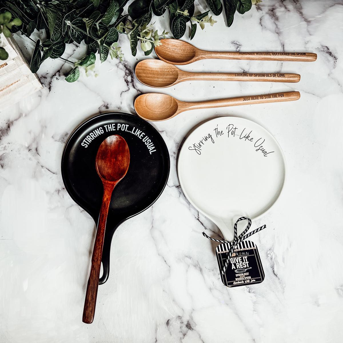 Give It a Rest Porcelain Spoon Rest