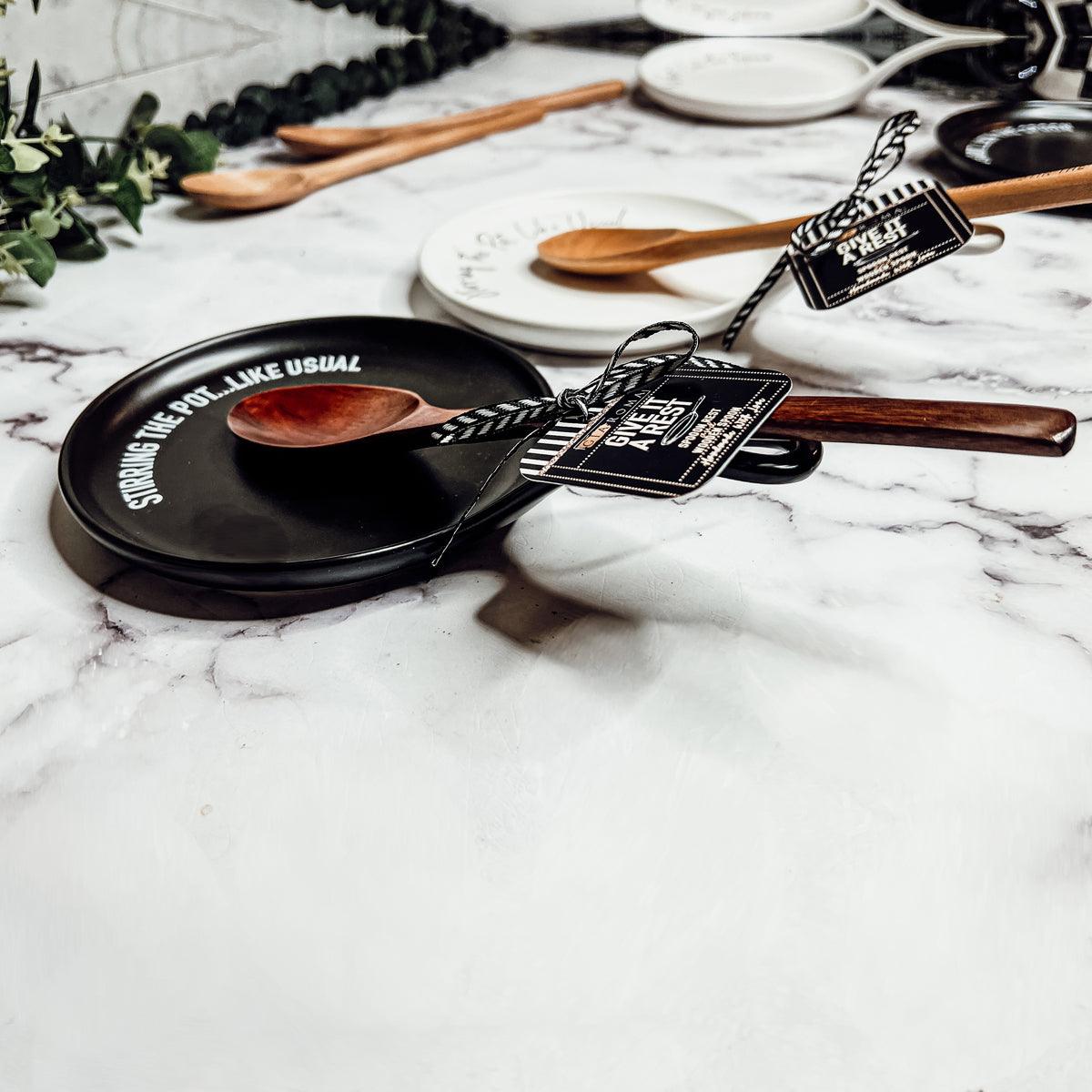 Give It a Rest Porcelain Spoon Rest