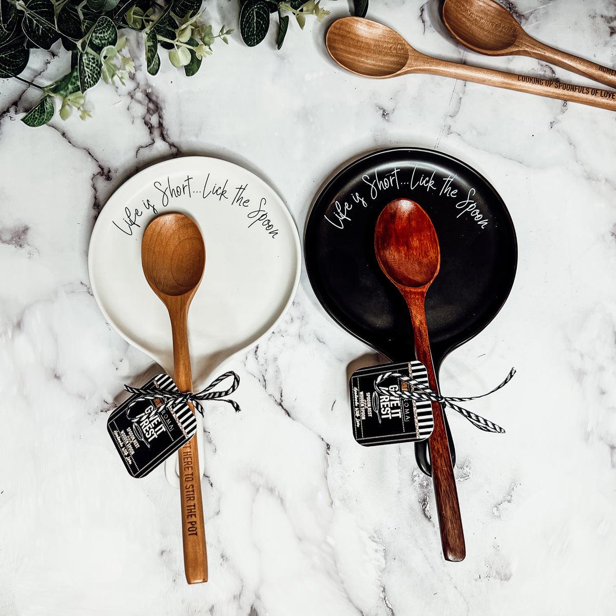 Give It a Rest Porcelain Spoon Rest