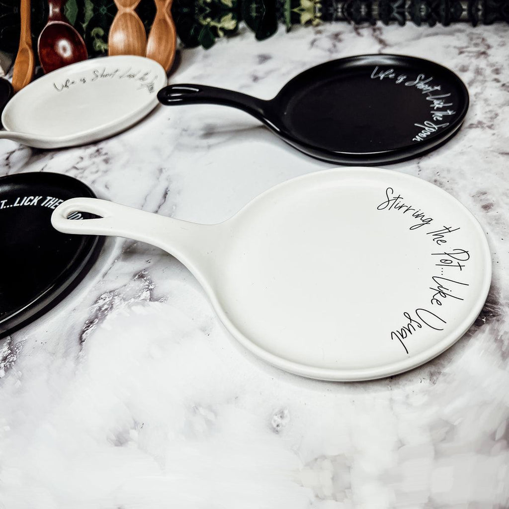Give It a Rest Porcelain Spoon Rest