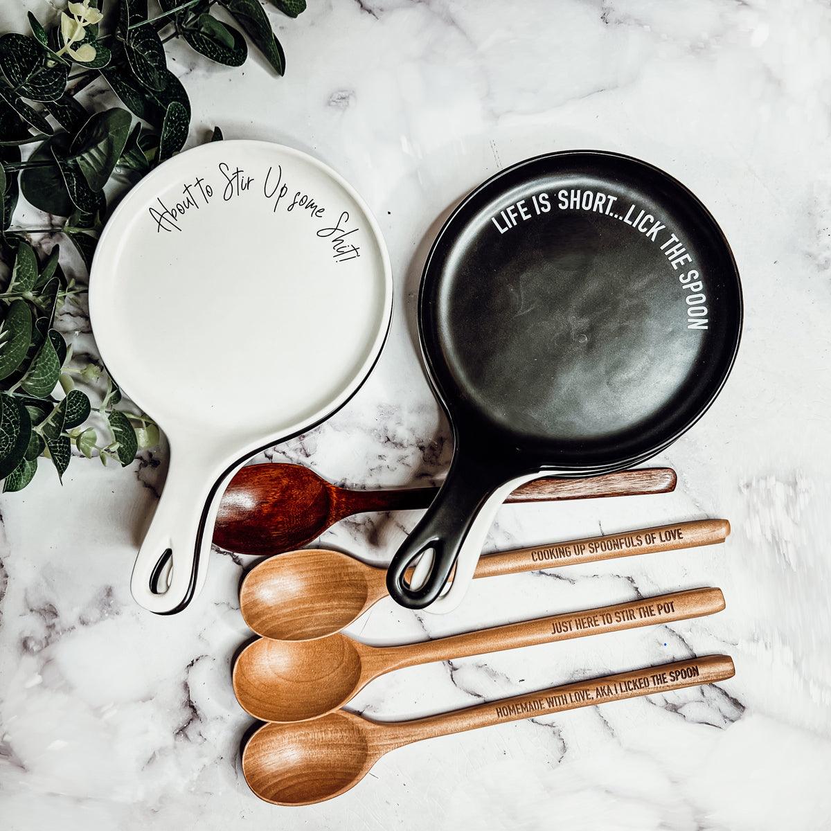 Give It a Rest Porcelain Spoon Rest