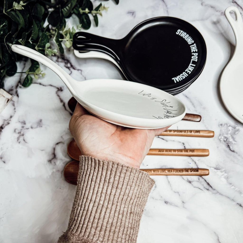 Give It a Rest Porcelain Spoon Rest