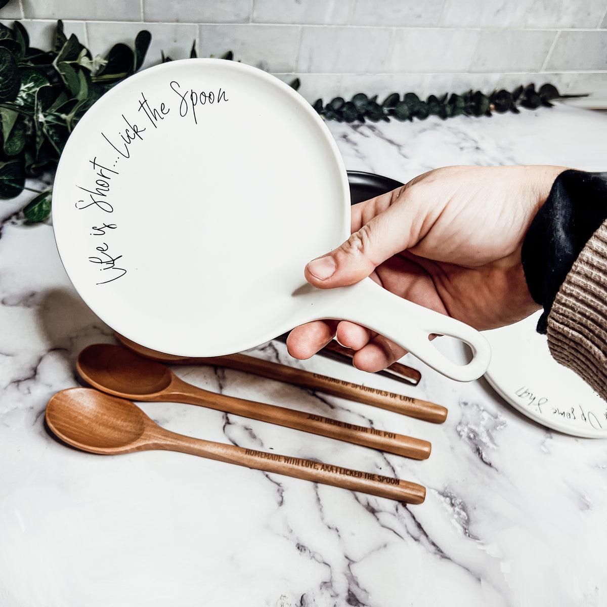 Give It a Rest Porcelain Spoon Rest