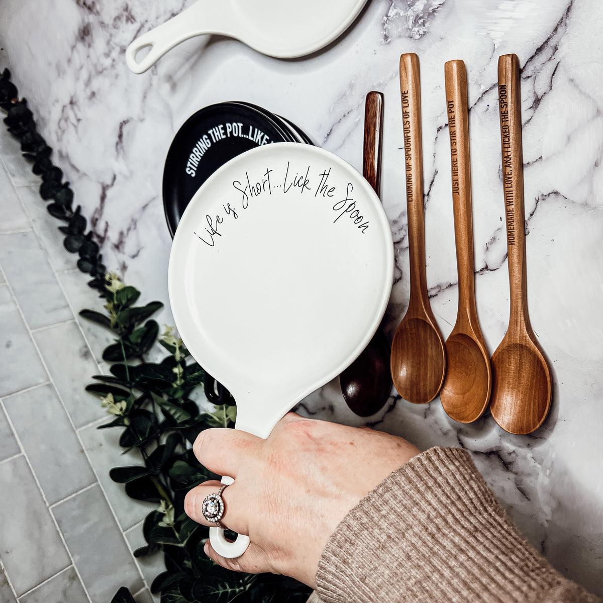 Give It a Rest Porcelain Spoon Rest