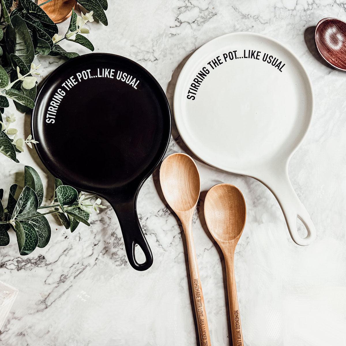 Give It a Rest Porcelain Spoon Rest