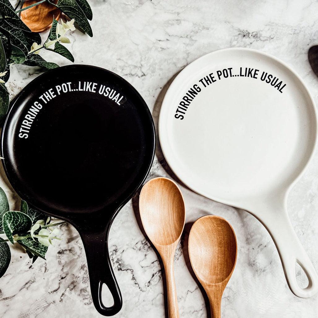 Give It a Rest Porcelain Spoon Rest