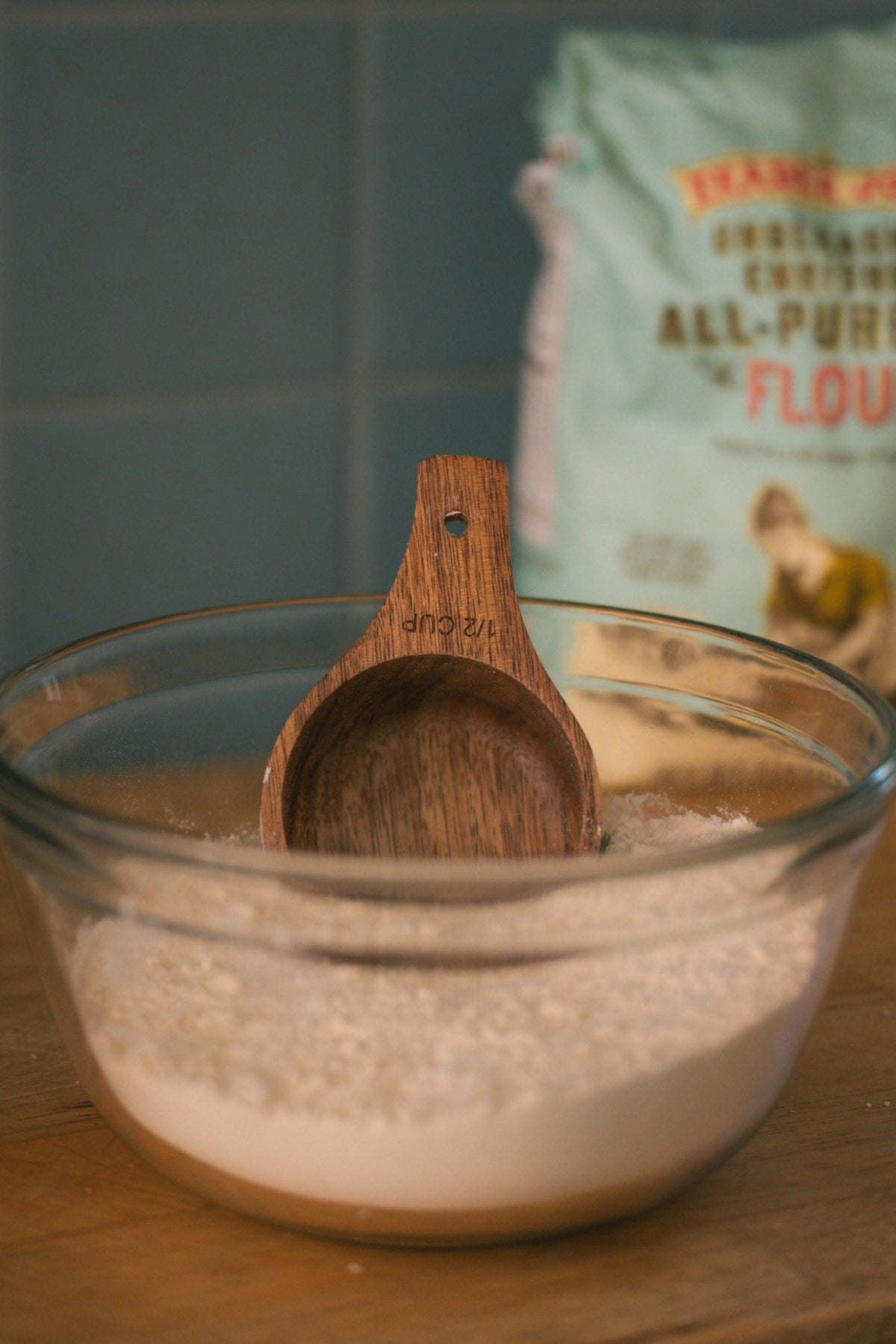 Wooden Measuring Cups — Set of 4