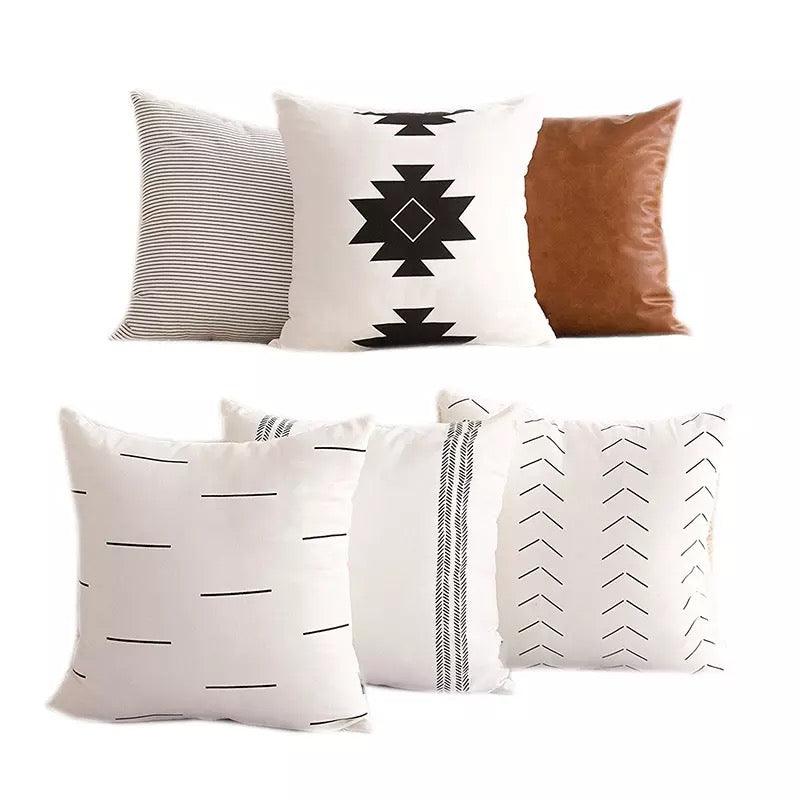 Farmhouse Pillow Collection — Amber & Neutral Sets