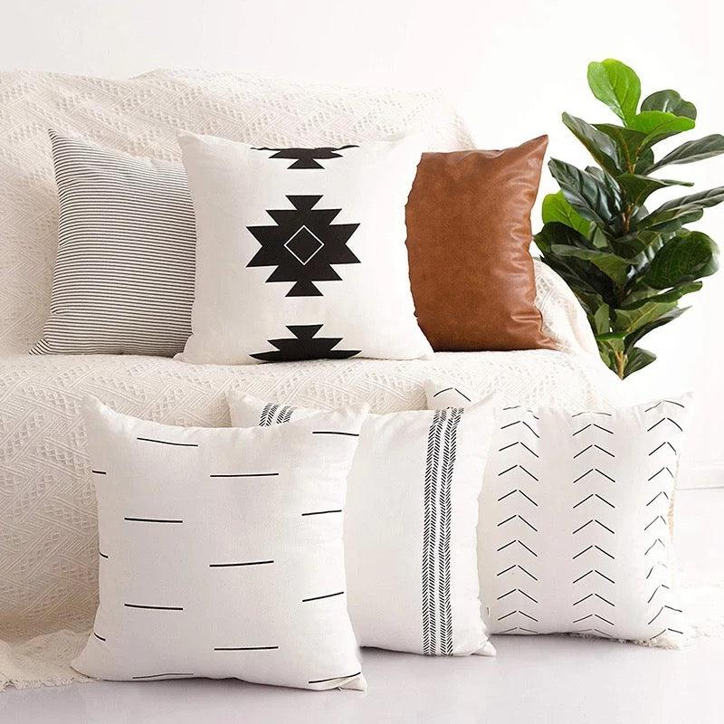Farmhouse Pillow Collection — Amber & Neutral Sets