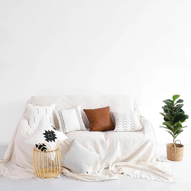 Farmhouse Pillow Collection — Amber & Neutral Sets