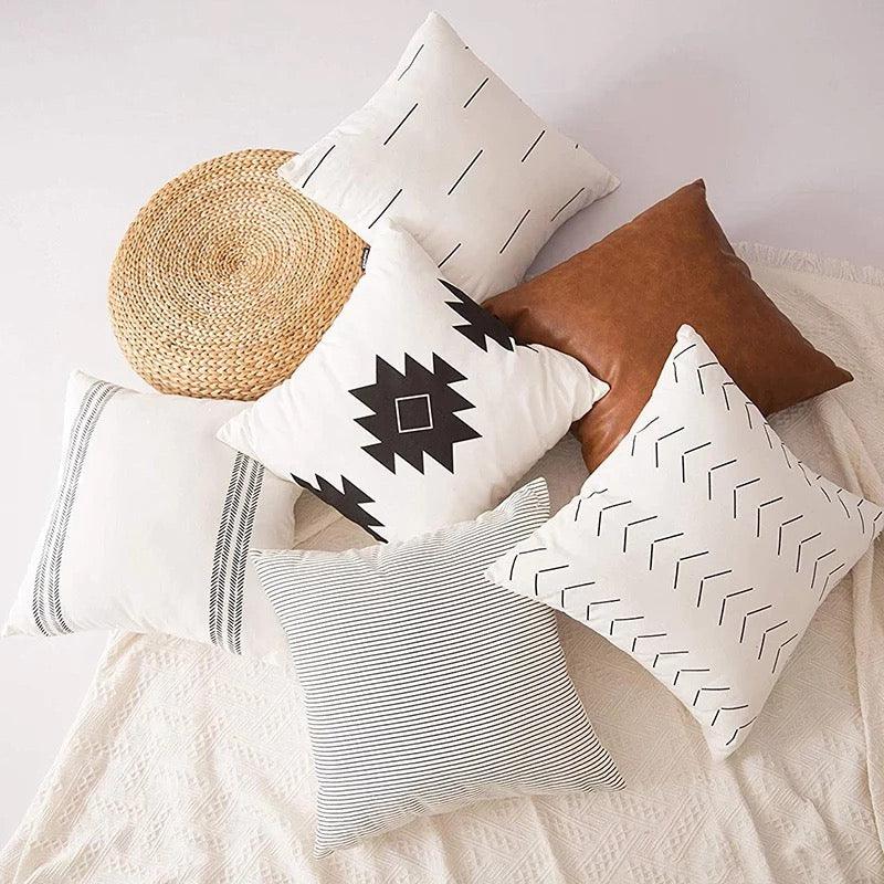 Farmhouse Pillow Collection — Amber & Neutral Sets