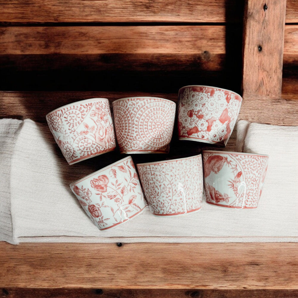 Mini Porcelain Cachepots — Choice of Color & Design