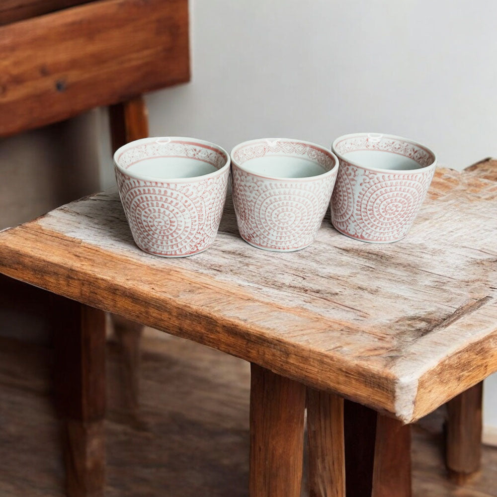 Mini Porcelain Cachepots — Choice of Color & Design