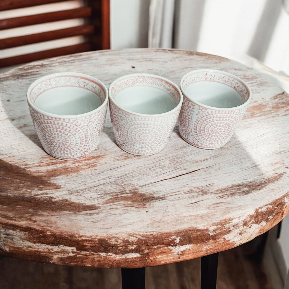 Mini Porcelain Cachepots — Choice of Color & Design