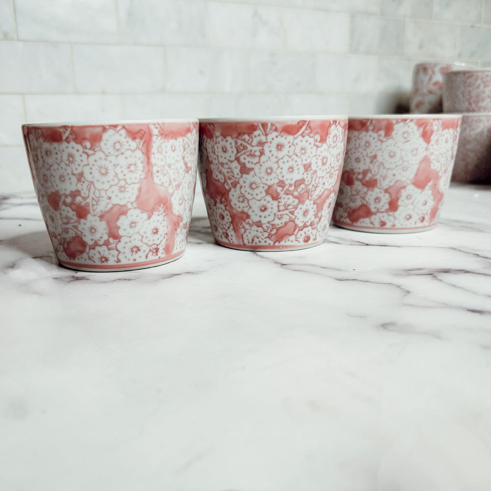 Mini Porcelain Cachepots — Choice of Color & Design