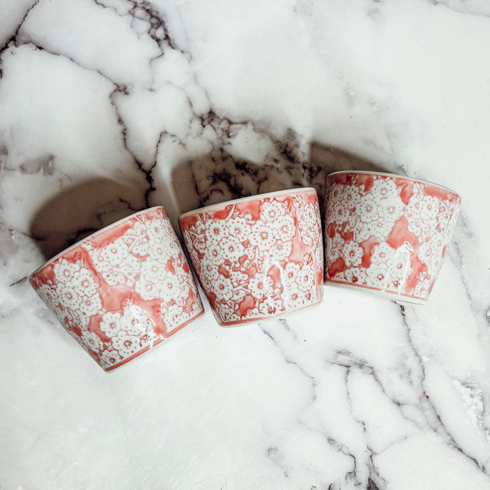 Mini Porcelain Cachepots — Choice of Color & Design