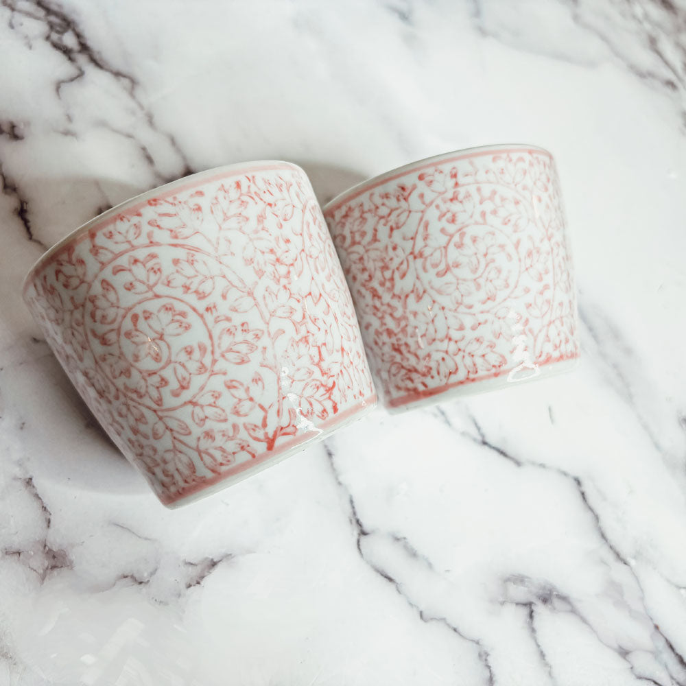 Mini Porcelain Cachepots — Choice of Color & Design