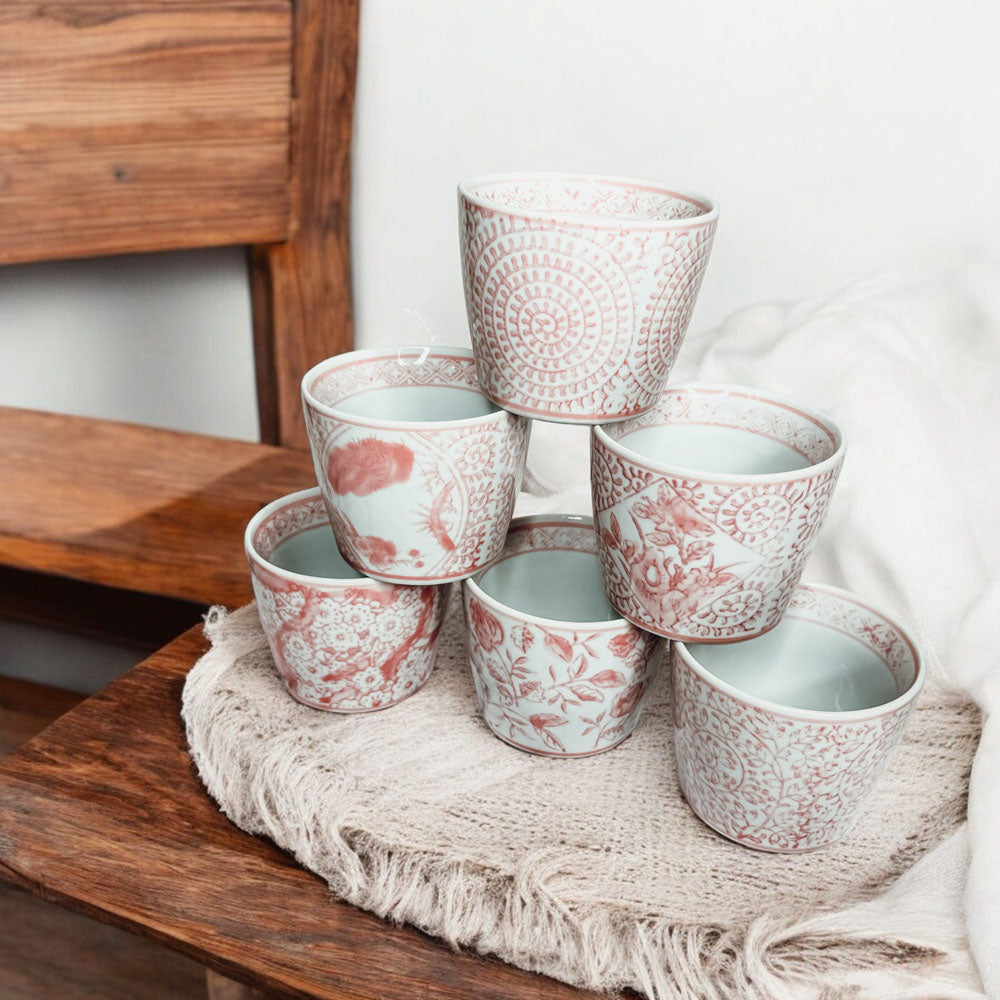 Mini Porcelain Cachepots — Choice of Color & Design