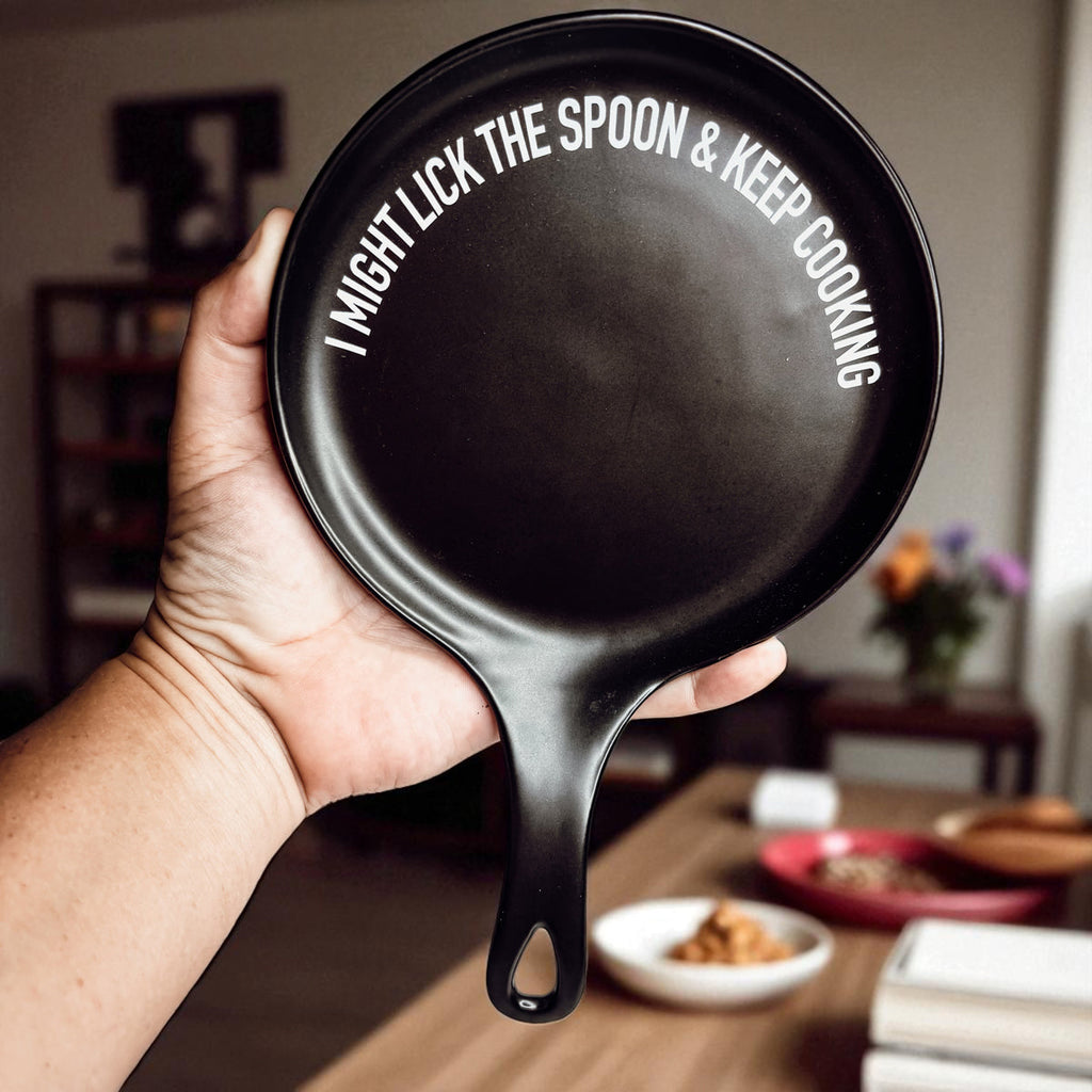 Lick the Spoon & Cook Porcelain Spoon Rest