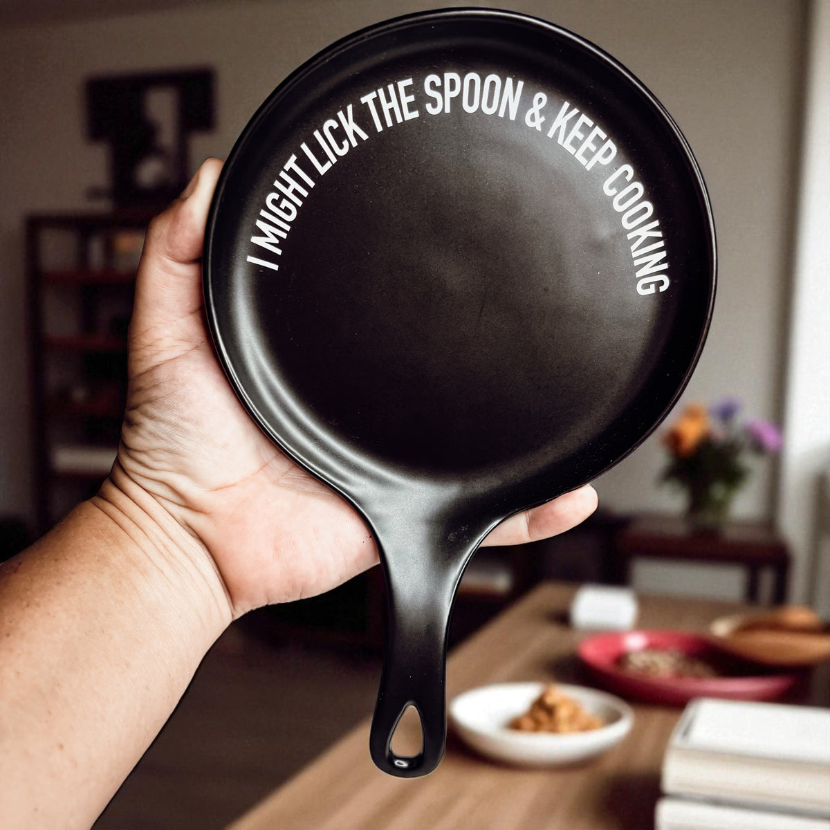 Lick the Spoon & Cook Porcelain Spoon Rest