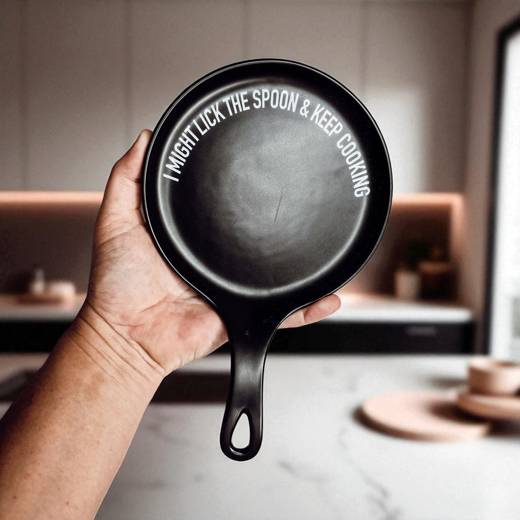 Lick the Spoon & Cook Porcelain Spoon Rest