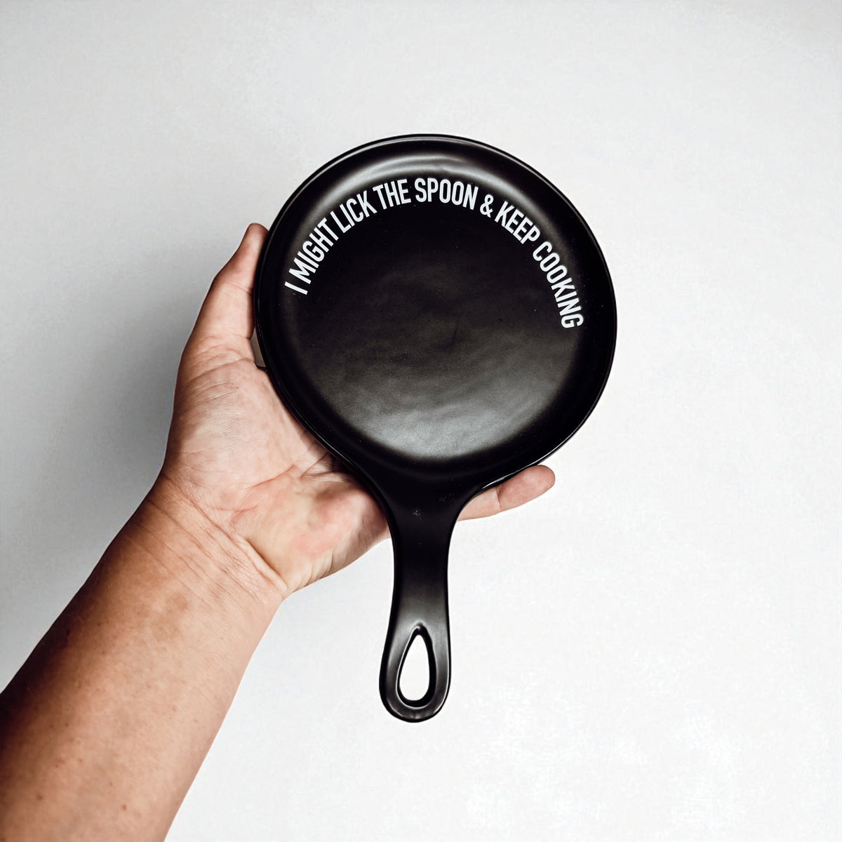Lick the Spoon & Cook Porcelain Spoon Rest
