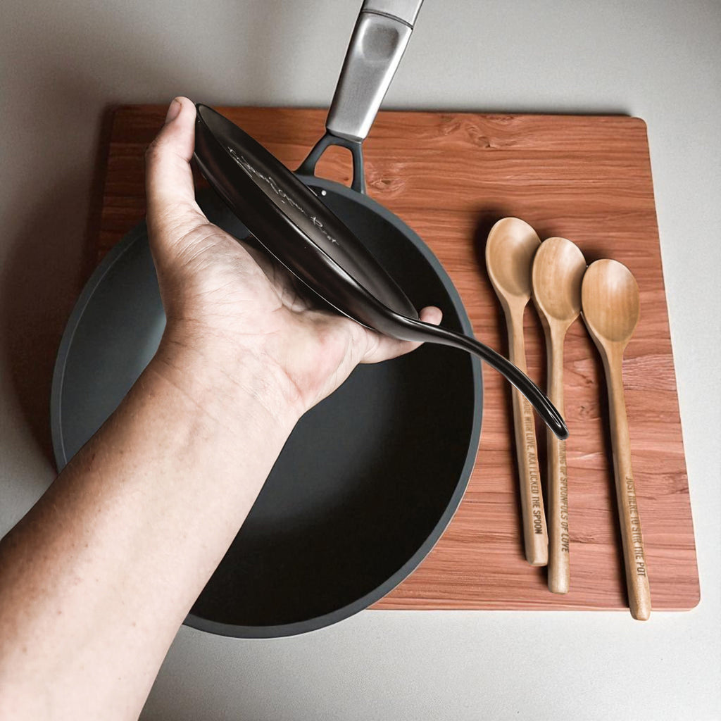Lick the Spoon & Cook Porcelain Spoon Rest