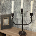 Vintage-Style Three-Candle Candelabra