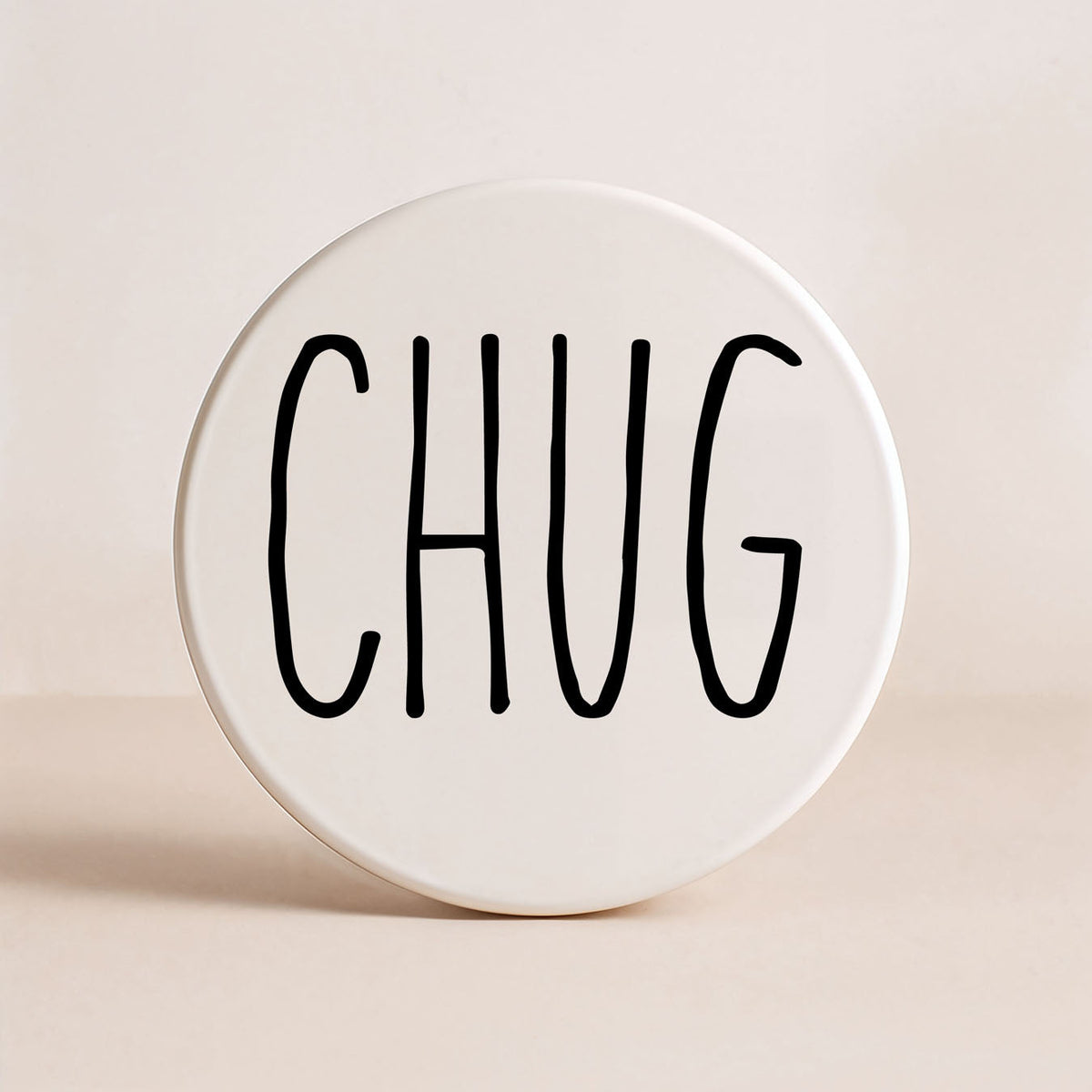 Minimalist Word Ceramic Coasters