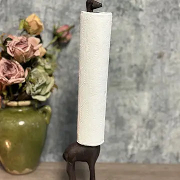 Cast Iron Animal Paper Towel Holder