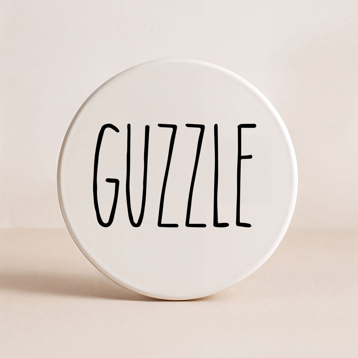 Minimalist Word Ceramic Coasters