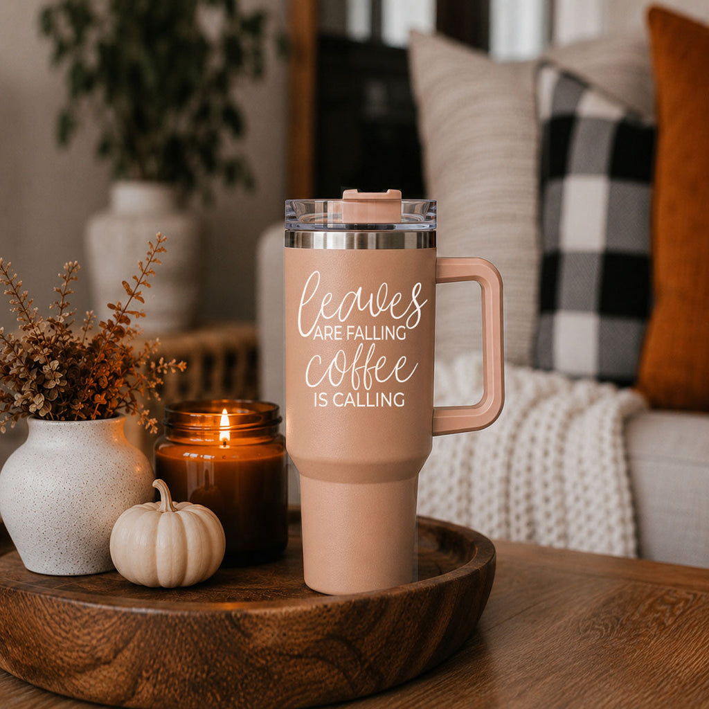 Leaves Falling Insulated Tumbler — 40 oz