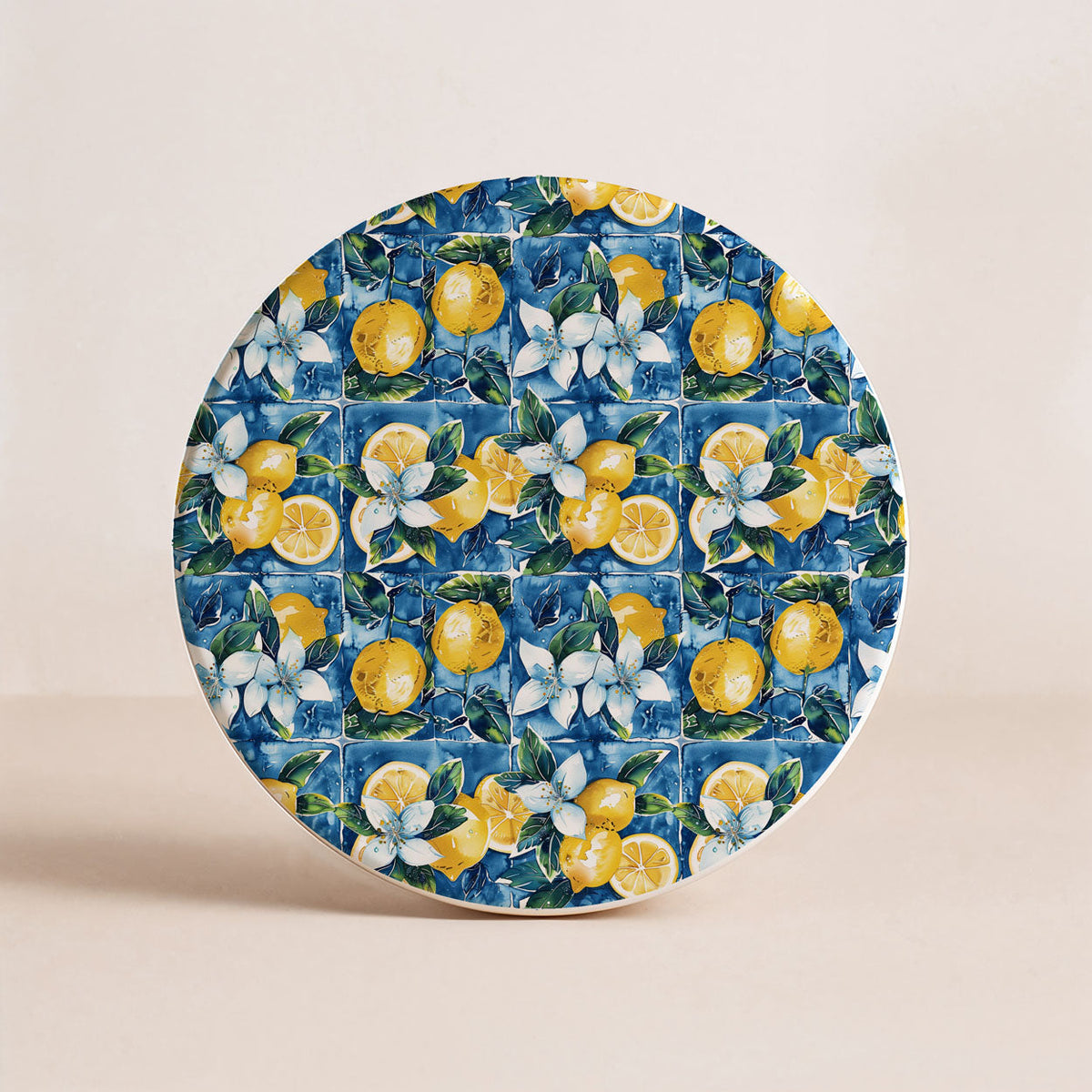 Mediterranean Lemon Ceramic Coasters