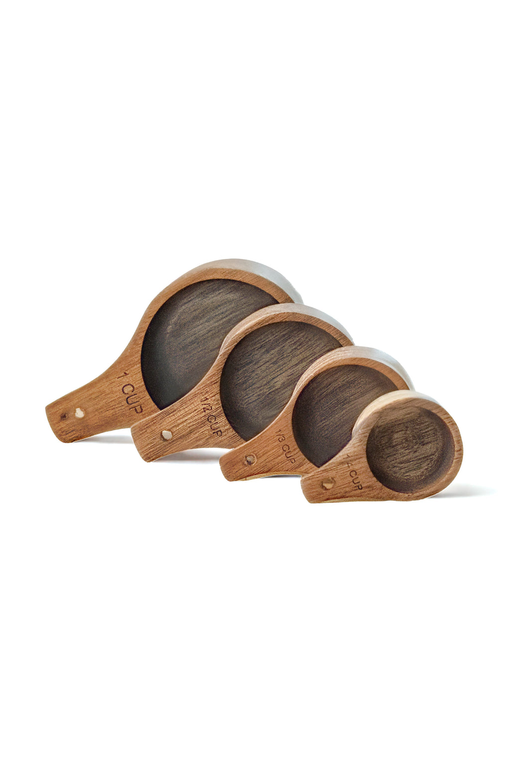 Wooden Measuring Cups — Set of 4