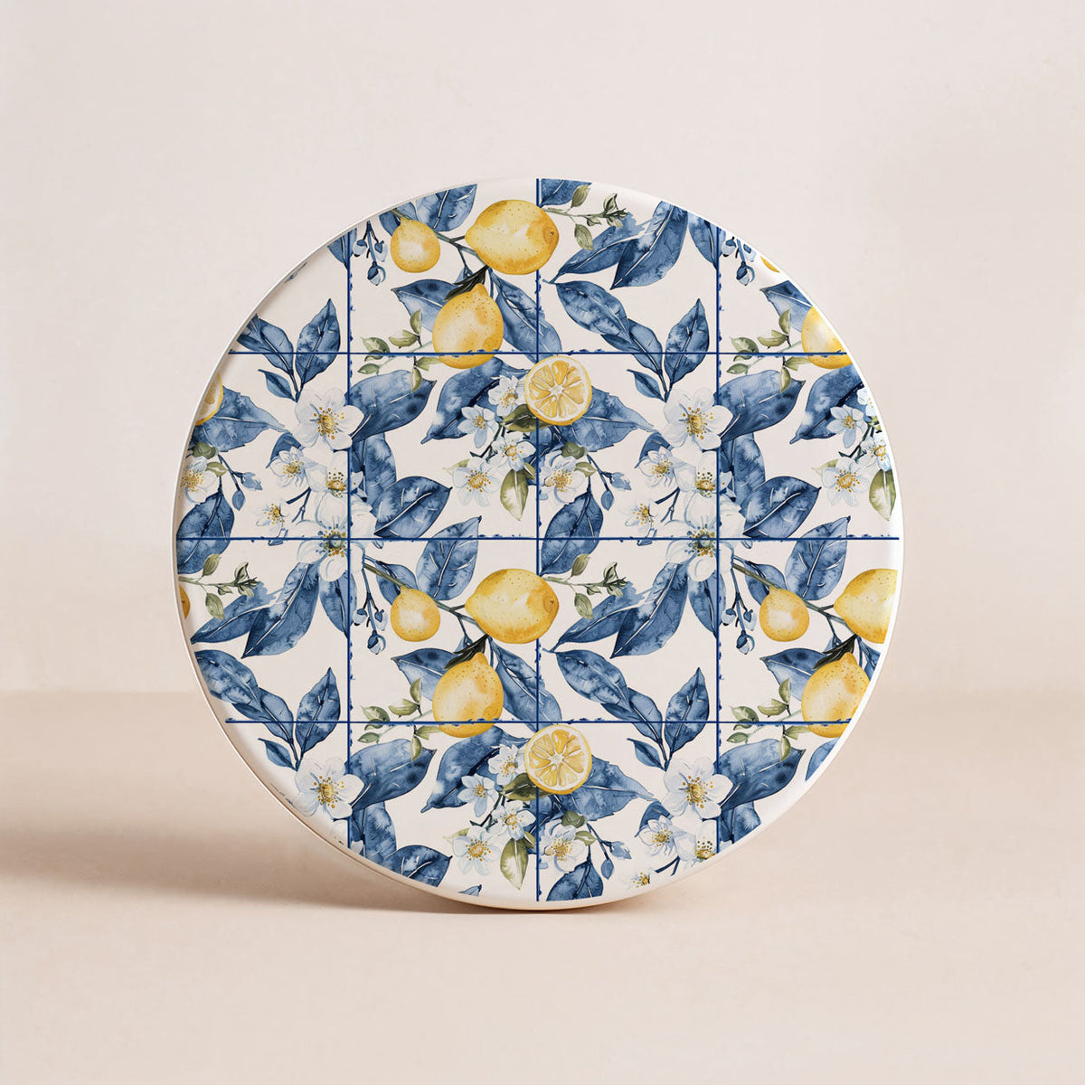 Mediterranean Lemon Ceramic Coasters