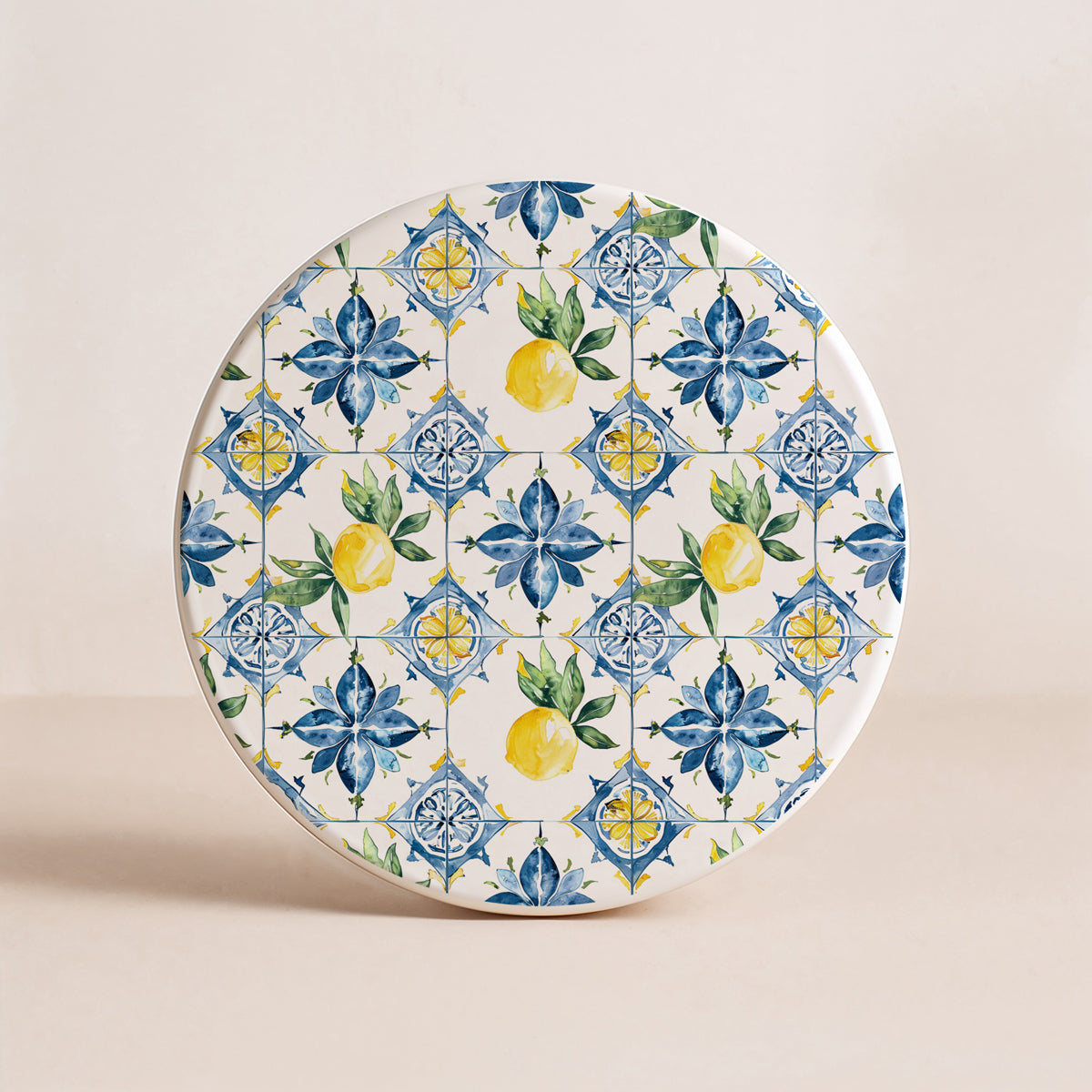 Mediterranean Lemon Ceramic Coasters