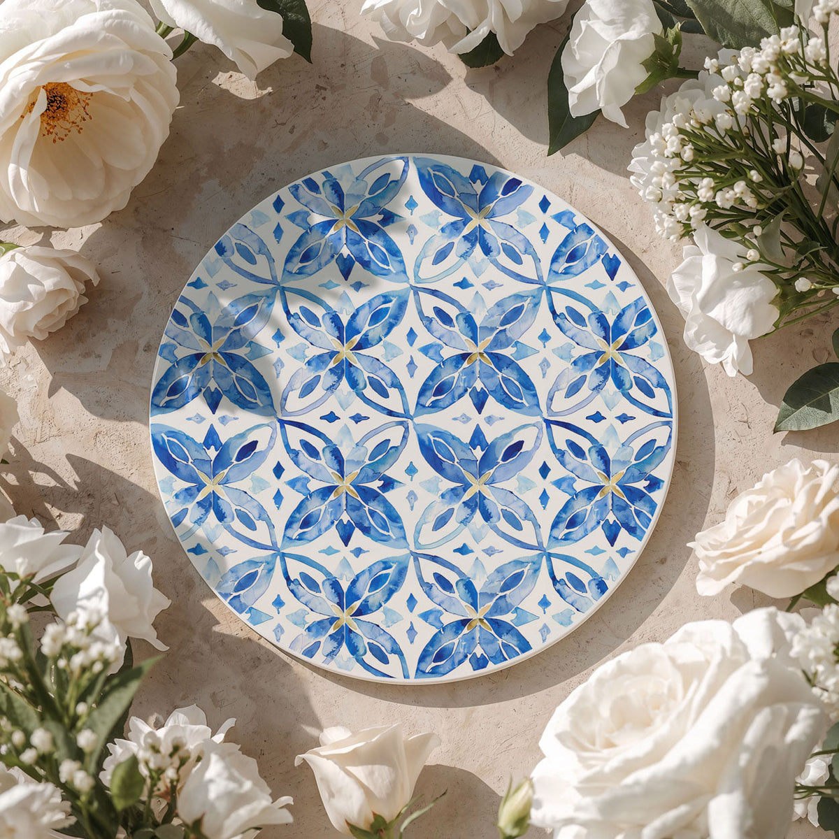 Mediterranean Lemon Ceramic Coasters