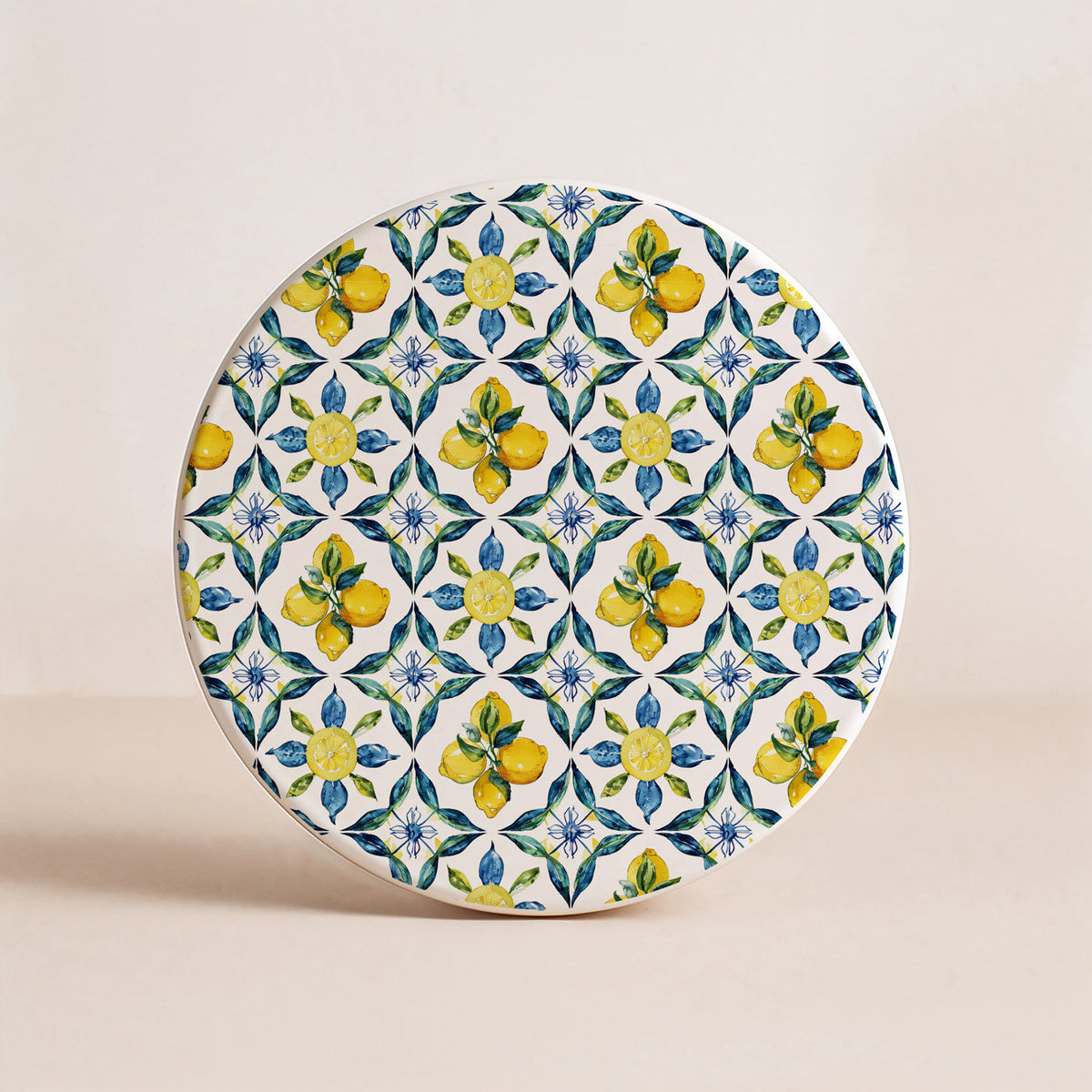 Mediterranean Lemon Ceramic Coasters