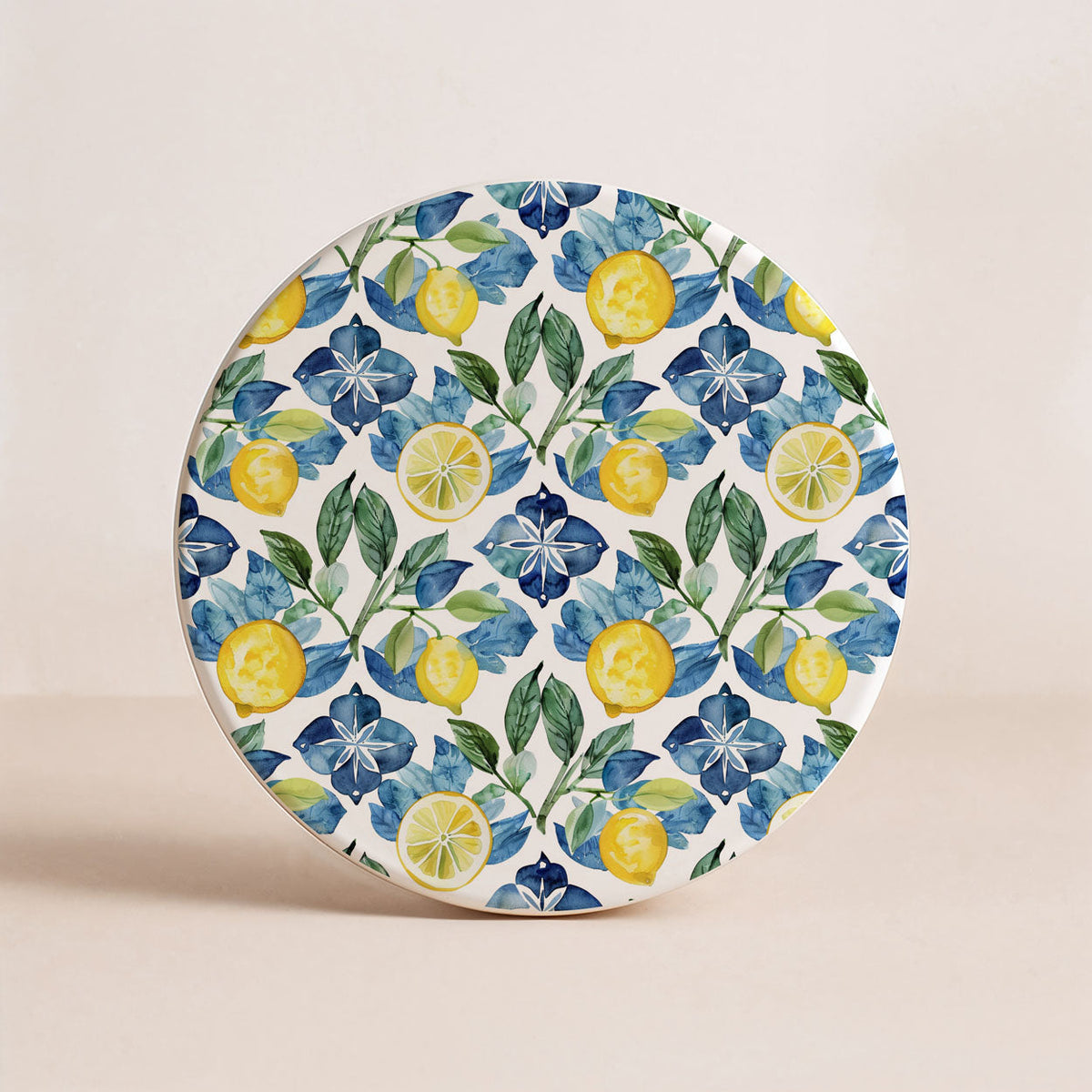 Mediterranean Lemon Ceramic Coasters