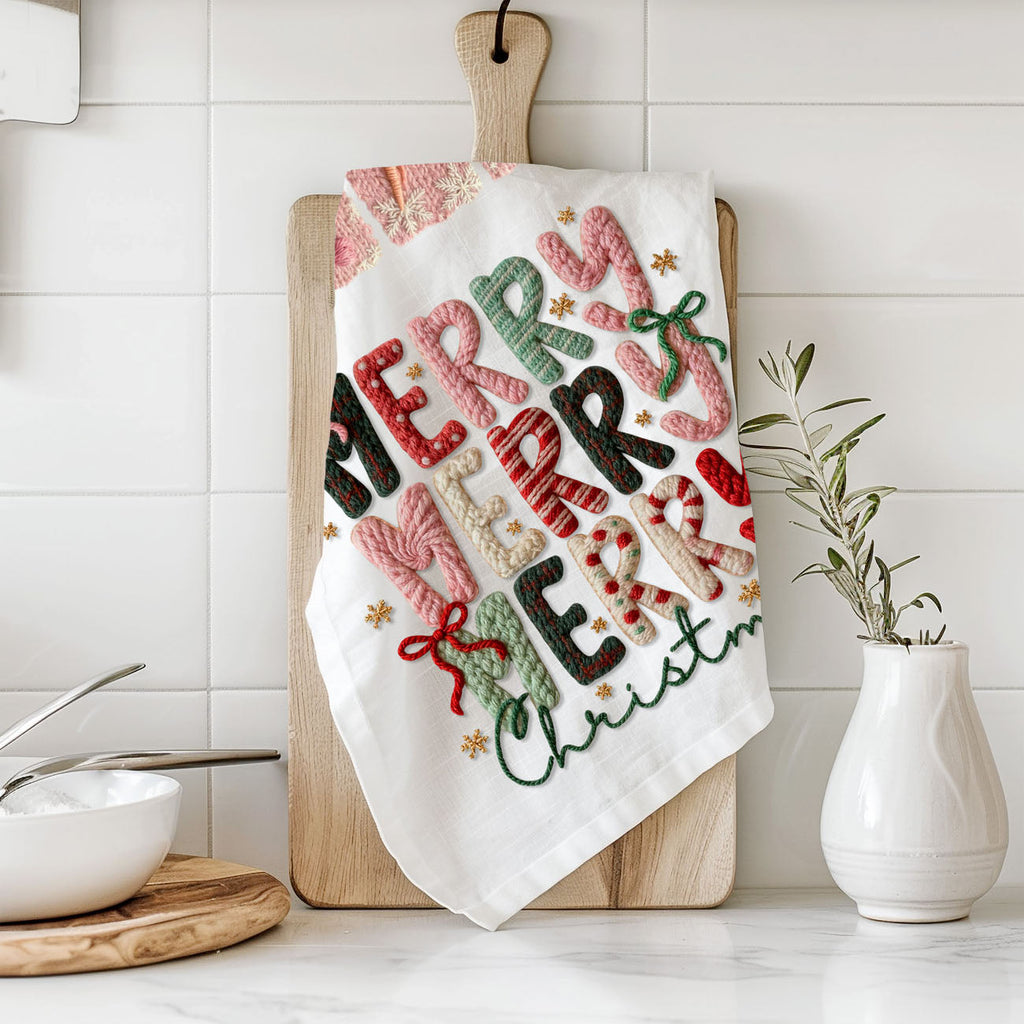 Nutcracker Pinks Christmas Kitchen Towel